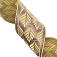 thumbnail image 4 of Vickerman 4" x 10 Yards Light Brown Embroidery Ribbon, 4 of 5