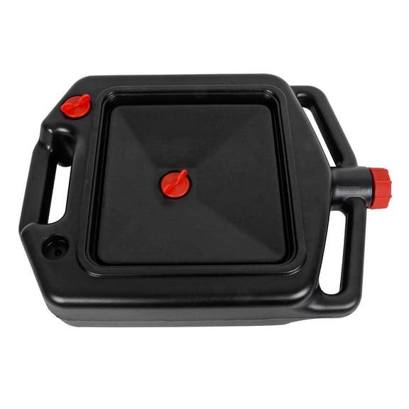Porotmotor Motorcycle Oil Drain Pan Container 4L Oil Change Storage Low Profile Repair