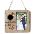 thumbnail image 1 of Marco de fotos de madera Montaje en pared Regalo de compromiso Retro Decoración linda Día de la boda Cuenta regresiva Grandes regalos Recuerdo Bodas Planificador Inevent HA011541-00, 1 of 7