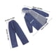 thumbnail image 4 of Conjunto de traje de lluvia reflectante para motocicleta y bicicleta, impermeable y pantalones de lluvia unisex para adultos de doble capa para actividades al aire libre, seguridad nocturna., 4 of 7
