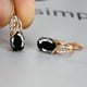 thumbnail image 3 of Elegant Oval Cut Marble Zircon Earrings - Perfect for Bridesmaid Wedding Jewelry and Gifts, 3 of 5