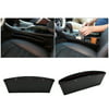 Car Seat Console Filler Seat Side Pocket Storage Leather Car Seat Caddy Catcher Organizer Interior Accessories