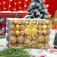 thumbnail image 3 of Set de adornos navideños para árbol con bolas de plástico irrompibles, estrella para la punta del árbol y tarjeta con letra para decoración navideña (1 unidad Rkxzt, 3 of 7