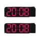 thumbnail image 1 of 2X RotacióN de 180° ProyeccióN Despertador 12/24H LED Reloj Digital Carga USB Proyector de Techo Despertador (Rojo), 1 of 4