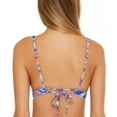 thumbnail image 3 of BECCA by Rebecca Virtue Womens Metallic Bikini Swim top Purple D, 3 of 4