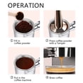 thumbnail image 2 of Silver & Black Portafilter for Coffee Lovers Replacement for Delonghi ECP35.31, 2 of 10