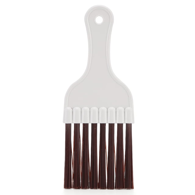 Hugtrwg Cepillo Limpieza Plástico para Condensador Aire Acondicionado (marrón Oscuro)
