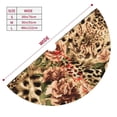 thumbnail image 3 of Sikiie Animal Leopard 30-48 inches {designName} Print Christmas Tree Skirt Snowman Xmas Tree Skirt with Edge Christmas Decorations for Holiday Party-30", 3 of 7