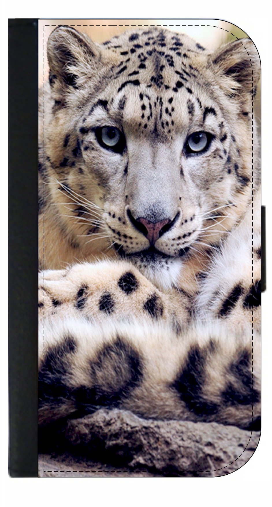 Snow Leopard Wallet Phone Case for The iPhone 10 XR iPhone 10 XR