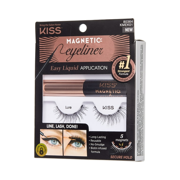 KISS Magnetic, False Eyelashes, Lure, 12 mm, 1 Pair