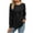 Black, variant on GaThRRgYP Plus Size Tops for Women,Womens Tops Short Sleeve Cotton,Women's Solid Round-Neck Long Sleeve Fashion Casual Blouse Tops Coffee S