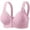 Light Purple, variant on Alun Front Closure Bras for Old Women Everyday Comfort Thin Cup Wirefree Push up Bra for Senior Solid Color Soft Lightweight Breathable Full Coverage Bralettes Red 46