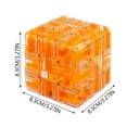 thumbnail image 3 of Large Labyrinth 3D Maze Cube Engaging Cognitive Challenge Brain Teaser with High-Difficulty Puzzle for Training, 3 of 8