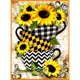 thumbnail image 1 of Diamond Painting (DB5352) Girasol Full Round Rhinestone Wall Art Crafts Decoración 30x40cm FLhrweasw Nuevo, 1 of 1