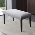 thumbnail image 3 of Steve Silver Company Napoli 64" Marble Top 6-piece Dining Set in Gray, 3 of 11