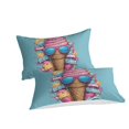 thumbnail image 2 of 3D Ice Cream Printed Comforter Cover Set Children Adult Unique Design Bedding Set Bedroom Decor,Queen (90"x90"), 2 of 5