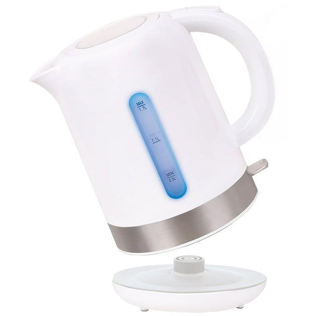 Hauz - Cordless Kettle with LED Lighting, 1.7 Liter Capacity, White