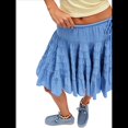 thumbnail image 1 of Falda Plisada de Cintura Alta con Volantes para Mujer, Falda de Tenis, Falda Pantalón Deportiva para Correr y Patinar. Azul L, 1 of 8