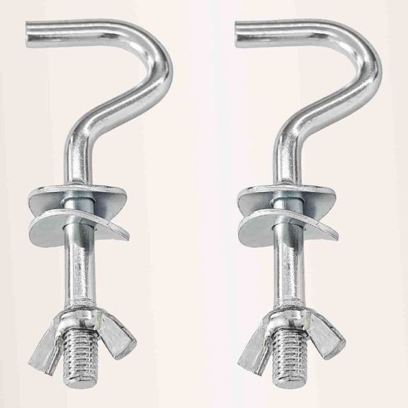 Heavy-Duty Metal Hammock Replacement Hooks, Fits Holes on Hammock Stands for Indoor and Outdoor Use
