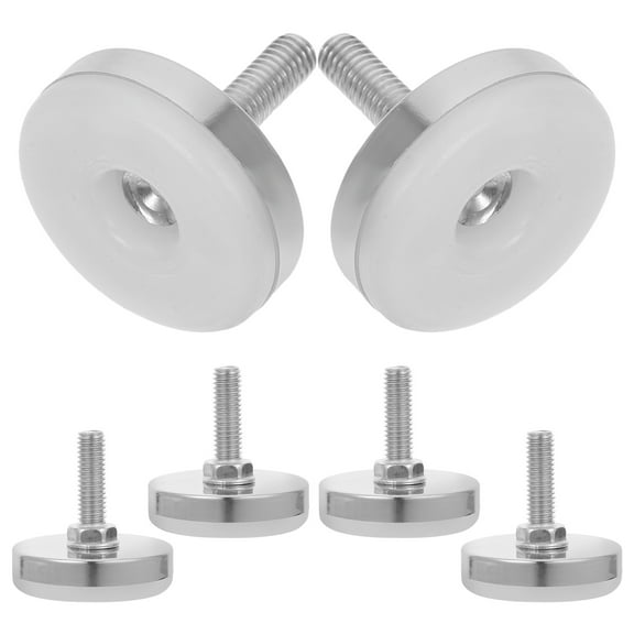 HONMEET 6PCS Adjustable Iron Table Legs with Furniture Leveling Feet Support and Height