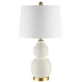 thumbnail image 3 of SAFAVIEH Darsa 25.5 in. H Gourd Table Lamp, White, 3 of 6