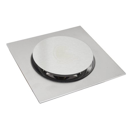 

AOOOWER Stainless Steel Floor Drain Invisible Drain Strainers with Push Bouncer