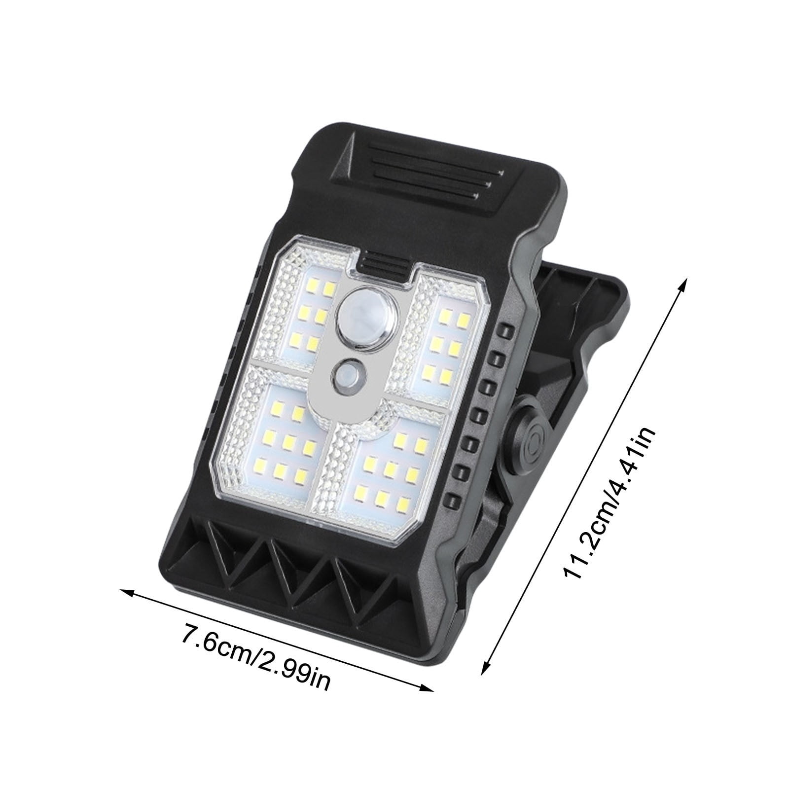Solar Flood Lights Outdoor Clip On Solar Lights Motion Sensor Security Lights Waterproof Solar Outdoor Lights for Patio, Yard, House, Garage 1PC Yellow