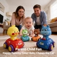 thumbnail image 2 of 4-Pack Press and Go Toy Cars for Toddlers 1-3, Animal Racing Car Infant Play Vehicle Set, Montessori Toys for 1 Year Old Boy Girl Birthday Gift, Push and Go Cars for Baby 6-12 12-18 Months, 2 of 7