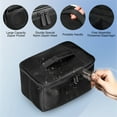 thumbnail image 4 of EEEkit Carrying Case Fit for Nintendo Switch/OLED/Lite, Joy-Con, Pro Controller, Portable Protective Storage Bag for Travel Case, Waterproof Handbag, Nintendo Switch Accessories, Black, 4 of 8