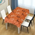thumbnail image 6 of Coolnut Halloween Skeletons Rectangle Tablecloth 54x54In,Dinner Table Cover for Outdoor & Indoor Patio, Picnic, BBQ, Holiday Party Halloween Decoration, 6 of 7