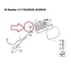 thumbnail image 3 of Combustible De La Puerta del Gas de Gas Eyector del Eyector, Tampón de la Puerta de Gas de combustible Parada del Eyector Bloqueo de Enganche Mejor Comodidad 51178228939, 3 of 7