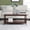 Chocolate, variant on Pemberly Row Modern Coffee Table in Cherry and Black Wood Finish