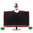 thumbnail image 1 of Christmas computer laptop monitor frame protector for TV cover Christmas decoration, 1 of 3