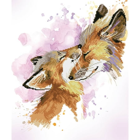 UPC: 4895225913152 | DIAMOND DOTZ® Fox Bliss Diamond Painting Kit