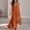 Orange, variant on QUNYINEY A Line Womens Summer Dresses Plus Size Blue Sleeveless Long Faux Cotton Linen Sundress Flowy Loose Fit V Neck Dresses