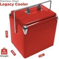 thumbnail image 3 of Stainless Steel Legacy Cooler ,  Red, 3 of 7