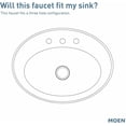 thumbnail image 2 of Moen TV6420 Eva Chrome Two-Handle High Arc Widespread Bathroom Sink Faucet for 3-Hole Setups with Valve Included, 2 of 6