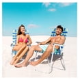 thumbnail image 2 of Patio Lawn Chairs Folding Set of 2, Metal Webbed Folding Chair Outdoor Beach Chair Portable Camping Chair for BBQ, Fishing,Yard, Garden(Blue), 2 of 7
