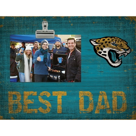 Jacksonville Jaguars 8'' x 10.5'' Best Dad Clip Frame - No