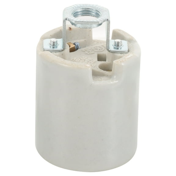 DECORNIJIA E26 Bulb Socket White 1Set