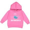 thumbnail image 2 of Inktastic San Francisco California Whale Watching Toddler Hoodie, 2 of 4