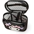 thumbnail image 3 of Caja de almacenamiento de maquillaje YONGSHENG transparente impermeable rosa y negra, 3 of 3