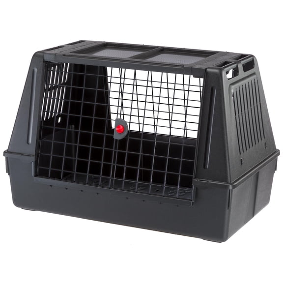 Ferplast Atlas Scenic Pet Kennel, Medium Dog, for SUV & Hatchback, Black