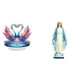 thumbnail image 1 of Estatua de escultura de cisne,Escultura de cisne para decoración del hogar Adorno de San Valentín,Estatua católica,Estatua de la Virgen María Figura Colección Religiosa,Escultura católica, 1 of 8