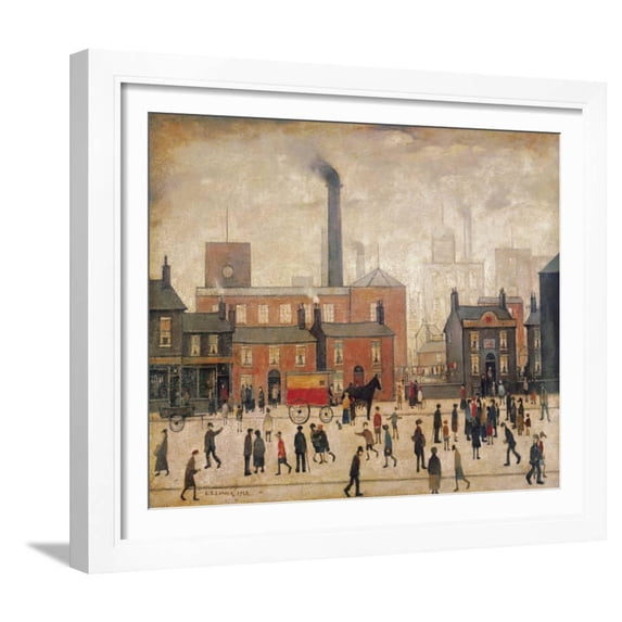Art.com Printed Scenic Framed Art Print, 22" x 26", by Laurence Stephen Lowry