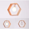 thumbnail image 3 of Lámpara de techo de madera industrial Sincero Luces colgantes modernas y contemporáneas, 3 of 3