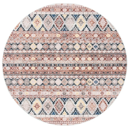 Safavieh SAFAVIEH Crystal Collection CRS323P Rust/Ivory Rug SAFAVIEH Crystal Collection CRS323P Rust/Ivory Rug Inspire creativity with the trendy distressed rugs from SAFAVIEH s Crystal Collection. From reviving timeless Oriental motifs to displaying bursts of abstract designs  this collection explores the demand for boho style rugs with a 21st century twist. Made from easy-care polypropylene fibers  these rugs are creative and colorful pieces for high-traffic areas of the home. Rug has an approximate thickness of 0.25 inches. For over 100 years  SAFAVIEH has set the standard for finely crafted rugs and home furnishings. From coveted fresh and trendy designs to timeless heirloom-quality pieces  expressing your unique personal style has never been easier. Begin your rug  furniture  lighting  outdoor  and home decor search and discover over 100 000 SAFAVIEH products today.