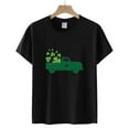 thumbnail image 4 of QIPOPIQ T-Shirts à Manches Courtes pour Femmes à Col Rond T-Shirts de la Saint-Patrick Hauts Shamrock T-Shirt Chemise Verte Tunique T-Shirts de la Saint-Patrick Tee T-Shirt T-Shirts de Noël pour les Fêtes T-Shirts Graphiques Aubaines, 4 of 4