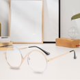thumbnail image 4 of Cosplay Eyewear Round Frame Clear Lens Glasses Witch Costume Accessory For Halloween, 4 of 6