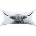 thumbnail image 3 of Highland Cow Satin Pillowcase for Hair and Skin Silk Pillowcase Soft Breathable Sleeping Pillow Covers Smooth Cooling Pillowcase with Envelope Closure Size Standard 20x40 in Home Decor Gifts, 3 of 7